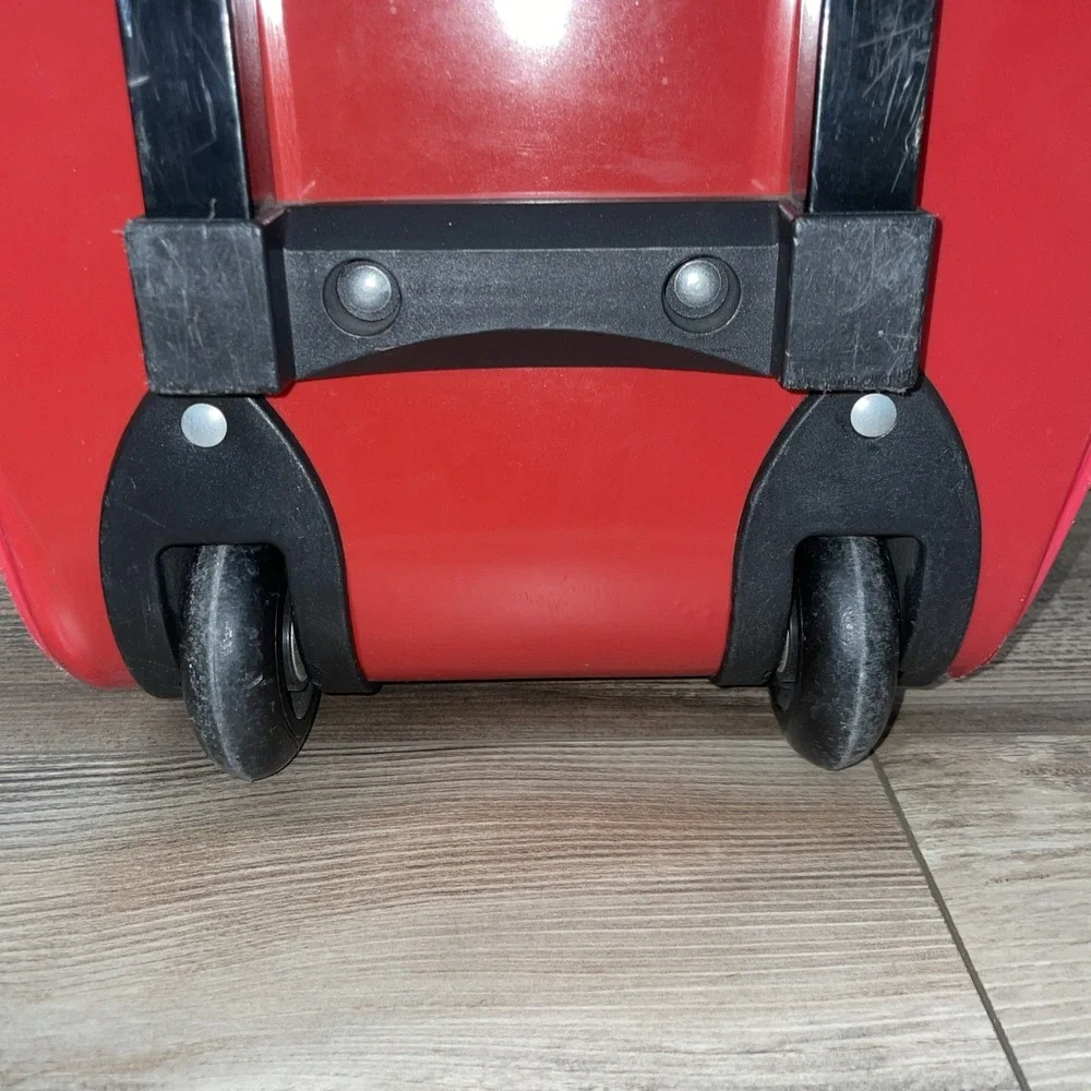Disney Store Spiderman Rolling Suitcase Carry-On‎ Disney Store Red